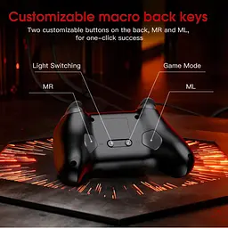 Геймпад Onikuma бездротовий M10 Pro для ПК PlayStation Xbox з RGB підсвіткою та Bluetooth / USB 2.4G - мініатюра 9