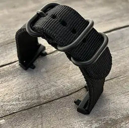Нейлоновий ремінець Primo Traveller для годинника Xiaomi Amazfit T-Rex 2 (A2170) Black - мініатюра 4