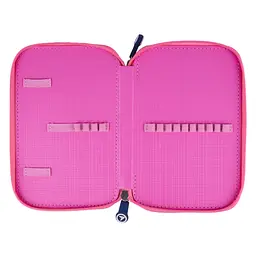 Пенал подвійний YES HP-01 Bright Hearts 13х21х4 см Синьо-рожевий (533640) - мініатюра 4