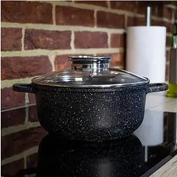 Котел Unique UN-5277 28 см, мармур/чорний - мініатюра 2