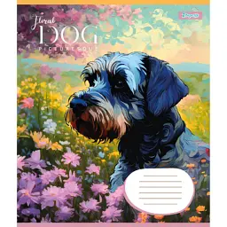 Зошит 1 вересня Floral dog А5 12 аркушів лінія (766943) - мініатюра 3