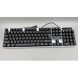 Комплект дротовий XSTRIKE X-1014, клавіатура і миша, RGB підсвічування, USB, чорний - мініатюра 4