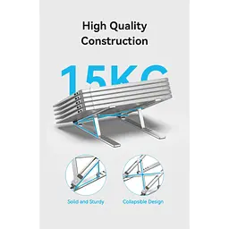 Підставка до ноутбука Vention Laptop X-type Stand Silver Aluminum Alloy (KDMI0) - мініатюра 6