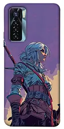 TPU чохол Demsky The witcher ciri для TECNO Camon 17 Pro