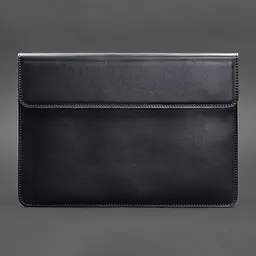 Шкіряний чохол-конверт BlankNote на магнітах для MacBook 14 Темно-синій - мініатюра 4