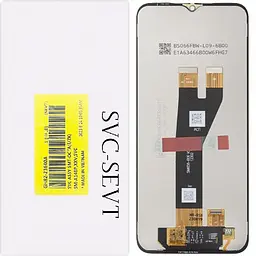 Дисплей Samsung A146P Galaxy A14 5G чорний, оригінал, сервісне пакування, GH81-23640A
