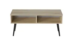 Тумба під ТВ Невада Ferrum-decor 45x100x38 Чорний метал ДСП Дуб Сонома 16 мм (FRD-106722) - мініатюра 5