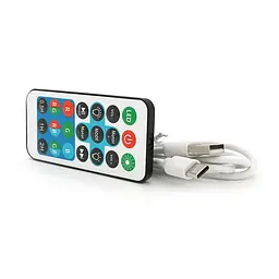 Ночник-проектор YT737 Астронавт+ Bluetooth колонка, пульт, кабель USB, White, Box - мініатюра 2