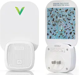 Ловець мух у приміщенні VEYOFLY пастка для мух у приміщенні (1 пристрій + 3 заправки)