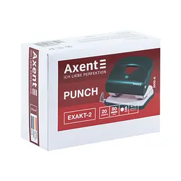 Діркопробивач Axent Exakt-2 металевий, 30арк, Earth colors зелений (3930-30-A) - мініатюра 5
