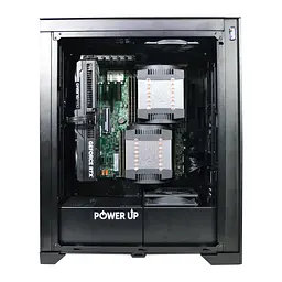 Двопроцесорна робоча станція Power Up #526 AMD EPYC 7702 x2/256 GB/SSD 2TB/GeForce RTX 5070 12 Gb - мініатюра 3