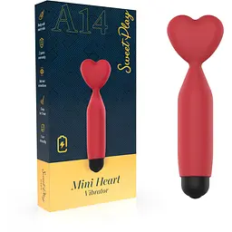 Міні-вібратор Erospace Sweet Play Mini Heart Vibrator A14 62050070-0014 104544
