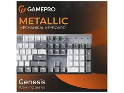 Клавіатура GamePro Genesis Metallic (MK144G) - мініатюра 7