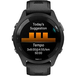 Смарт-годинник Garmin Forerunner 265 Black Bezel and Case with Black/Powder Gray Silicone Band 010-02810-10 [89347] - мініатюра 4