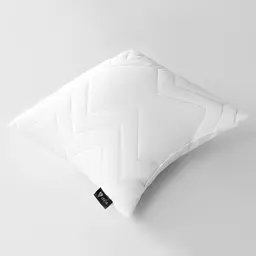 Подушка Ideia Nordic Comfort чохол зі стібкою антиалергенне волокно 50х50 см біла (8-34688) - мініатюра 5