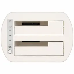 Док-станція клонувальник Maiwo для двох SSD/HDD 2.5/3.5" SATA USB 3.0 + SD/CF (K3082CR 6439) Біла - мініатюра 4