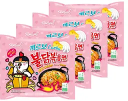 Локшина швидкого приготування Samyang Buldak Hot Chicken Flavour Ramen Carbonara 130г - мініатюра 5