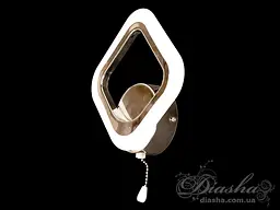 Світильник настінний LED Diasha A8060/1HR, 12W, 495 лм, 21 см, хром, акриловий плафон, сучасний стиль для дому - мініатюра 3