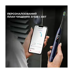 Электрическая зубная щетка Oclean X Plus Pro Digital Blue (6970810556186) - миниатюра 9