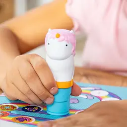 Набір з блокнотом та штампом з наліпками Melissa & Doug Sticker WOW Єдиноріг (SM93205/6074898) - мініатюра 4