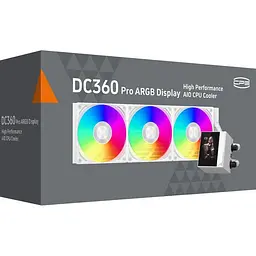 СВО PcCooler PсCOOLER DC360 PRO ARGB Display White (DC360Pro-WHAWXY-GL) - мініатюра 4
