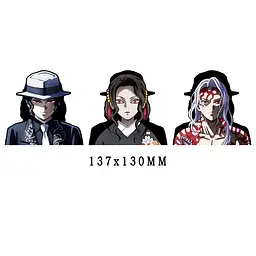 Голографічна наклейка Меч, що розсікає демонів Мудзан Demon Slayer Muzan