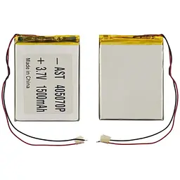 Акумулятор 404872P універсальний з контролером, 3 х 55 х 72 мм (1600 mAh)/ для смартфона, планшета