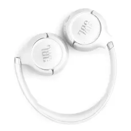 Навушники бездротові JBL Tune 530BT, White, Bluetooth, мікрофон, акумулятор 450 mAh, активне шумозаглушення, технологія "Pure Bass", кнопки на чашках навушників (JBLT530BTWHTEU) - мініатюра 4
