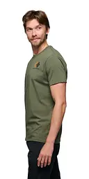 Футболка чоловіча Black Diamond M Faded SS Tee L Оливковий - мініатюра 4
