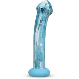 Скляний дилдо Gildo Ocean Ripple