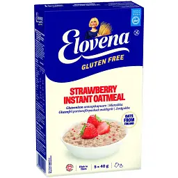 Каша вівсяна Elovena полуниця без глютену 200 г