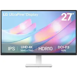 Монітор 27" LG 27US500-W White UHD IPS 60Hz (27US500-W)