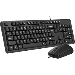 Комплект (Клавіатура та миша) A4Tech KK-3330 USB Black (KK-3330 Black) - мініатюра 2