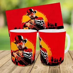 Набір: дитяча сумка-бананка+кружка RDR «Red Dead Redemption2» 32х15см, бананка для хлопчика через плече на подарунок (00884) - мініатюра 3