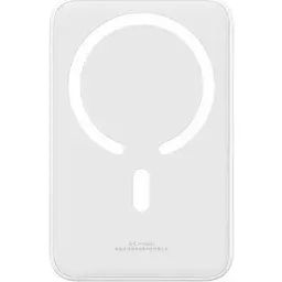 Портативна батарея Baseus Magnetic Mini Wireless Quick Charging 10000 mAh 20W PPCX070002 White - мініатюра 2