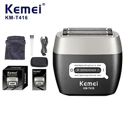 Електробритва шейвер AND KM-T416 чорна для обличчя, щетини, шиї, підборіддя та щоденного догляду - мініатюра 6