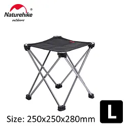 Стілець розкладний Naturehike NH20JJ019, чорний - мініатюра 4