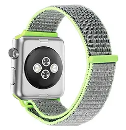 Нейлоновый ремінець Primo для годинника Apple Watch 38 мм, 40 мм, 41 мм Green - мініатюра 4