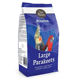 Повнораціонний преміум корм для середніх та великих папуг Deli Nature Premium Large Parakeets 1 кг 28222