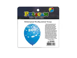 Кульки PELICAN 12 (30 см) It's a Boy (10шт/уп) 5-стор. хлопчик - мініатюра 2