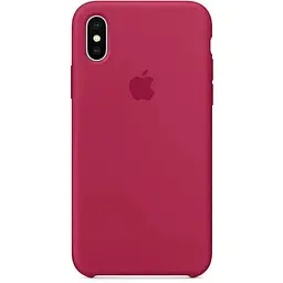 Чохол-накладка Toto Silicone Case Apple iPhone X/XS Dark Pink - мініатюра 3