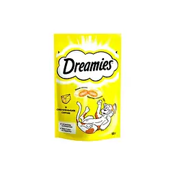 Ласощі для котів Dreamies із сиром 60 г (4008429037986)