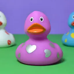 Качка FunnyDucks Рожева в сердечках (1938) - мініатюра 3