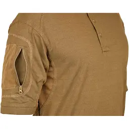 Теніска поло Defcon 5 Tactical Polo Short Sleeves with Pocket M Coyote brown - мініатюра 4