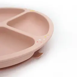Тарілка секційна Oribel Cocoon, з виделкою та ложкою, рожевий (OR224-90013) - мініатюра 4