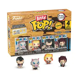 Набір ігрових фігурок Bitty POP! Вбивця демонів 4 фігурки вініл 2,5 см - мініатюра 2