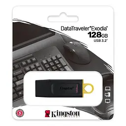 Накопичувач 128GB USB 3.2 Type-A Gen1 DT Exodia Kingston teh0013394 - мініатюра 4