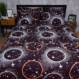 Підковдра Moon&Star Бязь Gold Люкс Cosmic Vibes Двоспальна 175x210 см - мініатюра 2