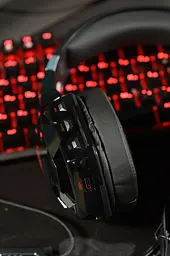 Бездротові геймерські навушники Kotion Each G2000BT Pro зі знімним мікрофоном чорно-червоні - мініатюра 6