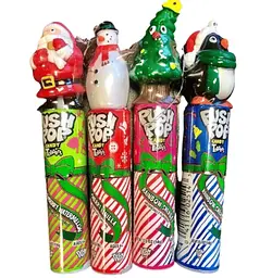 Льодяник на паличці Push Pop Topper Christmas Lollipop Penguin 14г - мініатюра 6